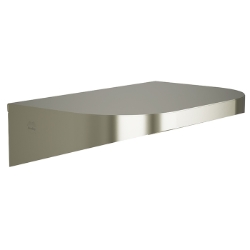 Bradley 7B2 Elvari Brushed Nickel Shelf 8" Depth - Various Sizes 