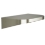 Bradley 7B2 Elvari Brushed Nickel Shelf 8" Depth With Hooks - Various Sizes - 7B2-0081296-BN