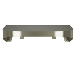 Bradley 7B2 Elvari Brushed Nickel Shelf 8" Depth With Hooks - Various Sizes 