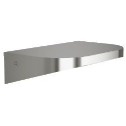 Bradley 7B2 Elvari Brushed Stainless Shelf 8" Depth - Various Sizes 