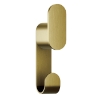 Bradley 9B1-110200-BR Elvari Brushed Brass Double Coat/Robe Hook