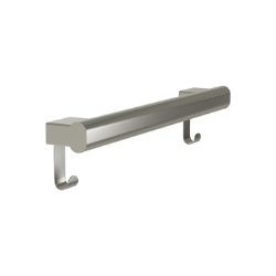 Bradley Elvari 8B1 Brushed Stainless Grab Bar With Hooks Various Sizes 