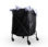 H1S LHXDBL X-Frame Laundry Cart with Towels