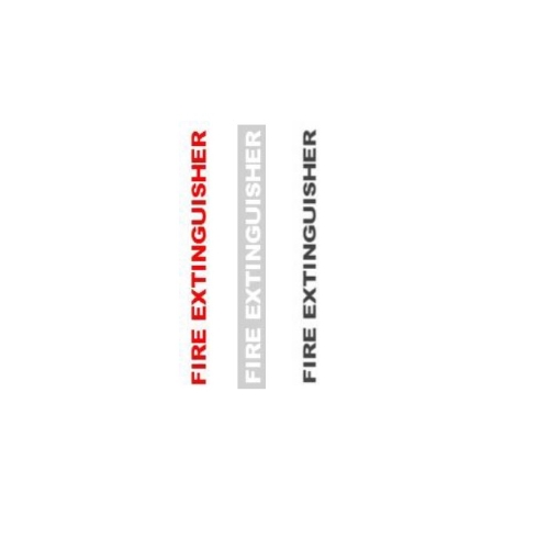JL Diecut Ascending FIRE EXTINGUISHER Decal