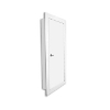 JL Orbit 2115L24 Low Profile Recessed 10 lbs. Fire Extinguisher Cabinet with Lock and No Handle