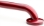 no drill GB320-CAR Candy Apple Red Grab Bar