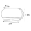 Palmer Fixture RD0024 9" Jumbo Roll Toilet Tissue Dispenser with Stub Roll - PF-RD0024-02F