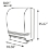 Palmer Fixture TD0216 Push Bar Towel Dispenser Dimensions