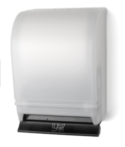 Palmer Fixture TD0216-03 White Translucent Push Bar Towel Dispenser