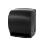 Palmer Fixture TD0230-02 Black Translucent Electronic Roll Towel Dispenser with Butler Feature (Auto Advance) - PF-TD-0230-02