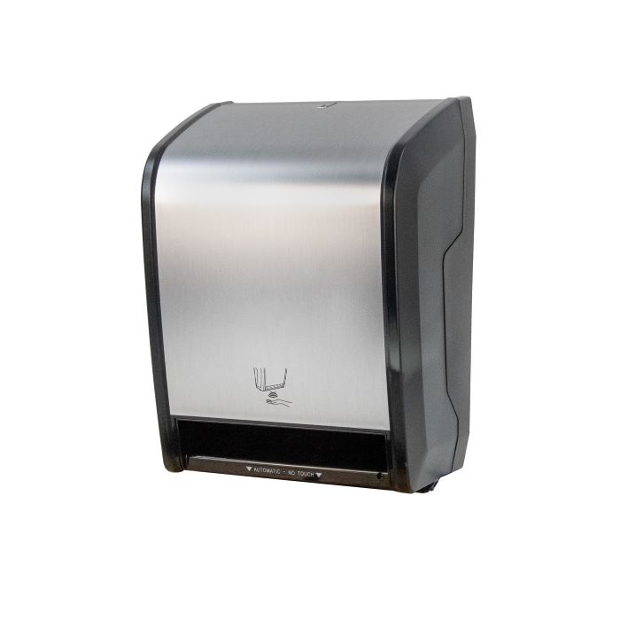 Palmer Fixture TD0265-09 Brushed Stainless Premium Electronic Hands-Free Roll Towel Dispenser