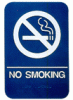 No Smoking With Braille 