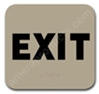 Exit Sign Taupe 2311