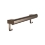 Bradley Elvari 8B1 Brushed Bronze Grab Bar With Hooks Various Sizes - 8B1-0011896-BZ