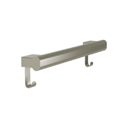 Bradley Elvari 8B1 Brushed Nickel Grab Bar With Hooks Various Sizes 