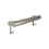 Bradley Elvari 8B1 Brushed Nickel Grab Bar With Hooks Various Sizes - 8B1-0011896-BN
