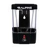 Alpine 432-1-BLK Automatic Hands Free Gel Sanitizer / Liquid Soap Dispenser - Black