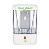 Alpine 432-1-WHI Automatic Hands Free Gel Sanitizer / Liquid Soap Dispenser - White
