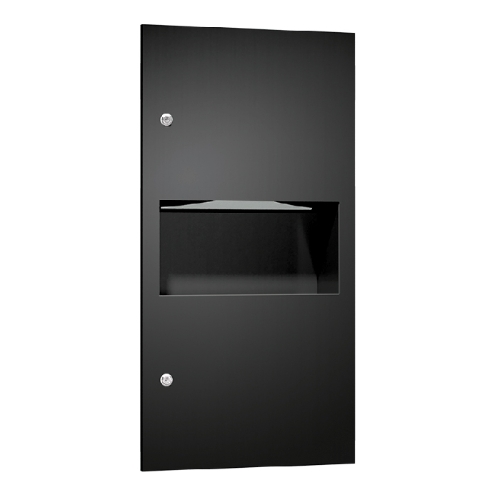 Towel Dispenser & Waste Receptacle