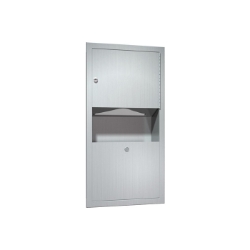  Paper Towel Dispenser and Waste Receptacle