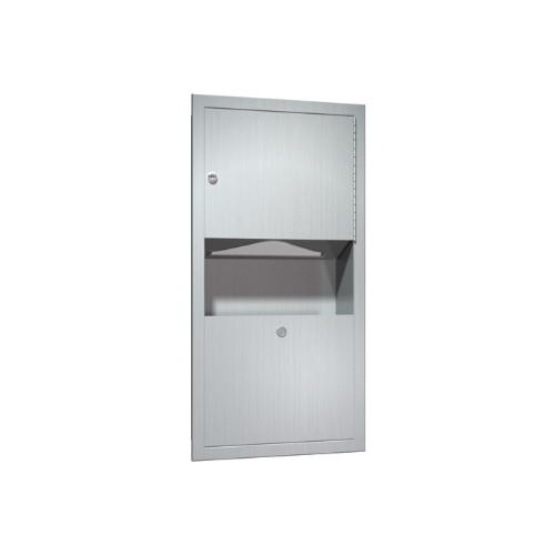  Paper Towel Dispenser and Waste Receptacle