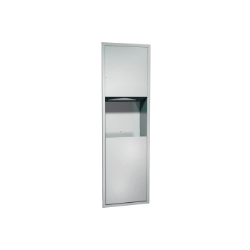  Paper Towel Dispenser and Waste Receptacle