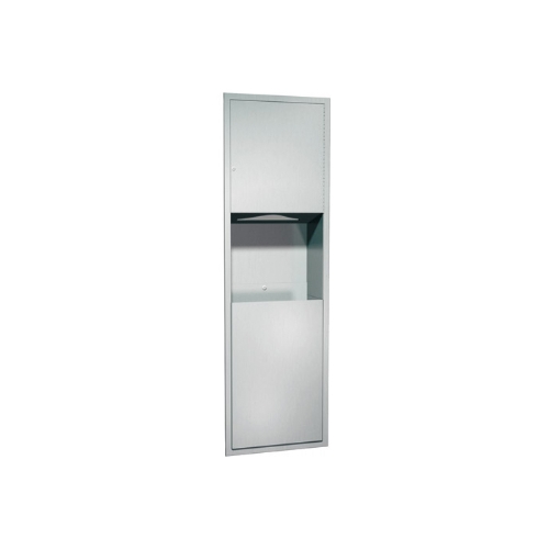  Paper Towel Dispenser and Waste Receptacle