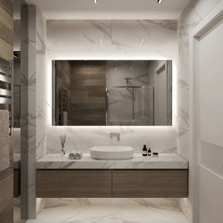 LED Backlight Frameless Mirror