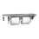 Stainless Steel Shelf and Dispenser