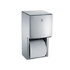 ASI 20030 Roval™ Stainless Steel Twin Hide a Roll Toilet Paper Dispenser