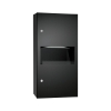 ASI 64623-9-41PC Simplicity™ Surface Mounted Stainless Steel Paper Towel Dispenser and Waste Receptacle - Matte Black