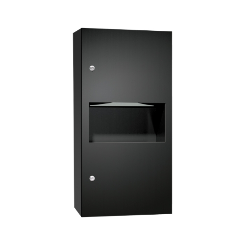 Towel Dispenser & Waste Receptacle