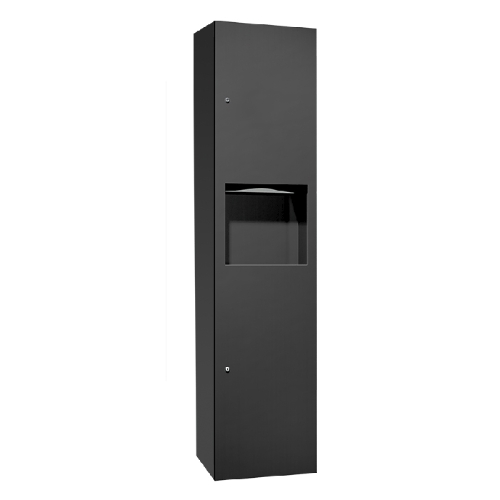 Towel Dispenser & Waste Receptacle