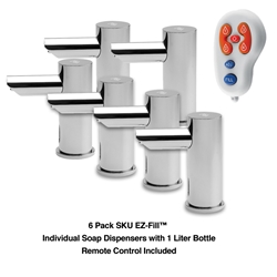 EZ Fill 6 Pack Individual Dispensers