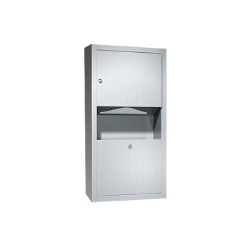  Paper Towel Dispenser and Waste Receptacle