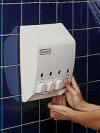 Classic Dispenser IV - White - 71450 soap dispenser, shampoo dispenser, shower soap dispenser