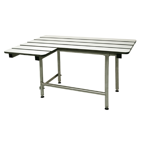 Bradley Left Handed L-Shaped Shower Seat