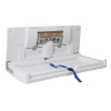 Bradley 963 Horizontal Baby Changing Station Gray & White Speckled