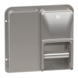 Bradley Diplomat 5A20 Toilet Tissue Dispenser - Partition Mounted 