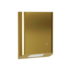 Bradley 2B1-110000-BR Elvari Brushed Brass Paper Towel Dispenser - Medium Capacity  