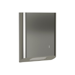 Bradley 2B1-110000 Elvari Satin Stainless Paper Towel Dispenser - Medium Capacity 