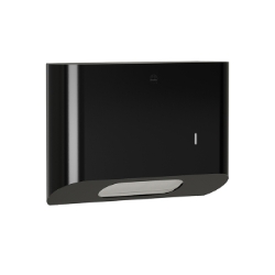 Bradley 2B1-113400-BB Elvari Brushed Black Paper Towel Dispenser - Small Capacity 