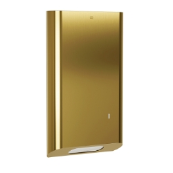 Bradley 2B1-113600-BR Elvari Brushed Brass Paper Towel Dispenser - Large Capacity 