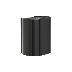 Bradley 3B1 Elvari Brushed Black Surface Mounted Waste Receptacle - Various Sizes 