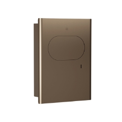 Bradley 4B2-000000-BZ Elvari Brushed Bronze Recessed Napkin Disposal 