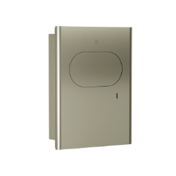 Bradley 4B2-000000-BN Elvari Brushed Nickel Recessed Napkin Disposal 