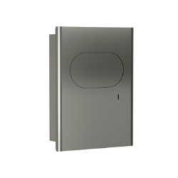 Bradley 4B2-000000 Elvari Brushed Stainless Recessed Napkin Disposal 