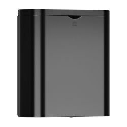 Bradley 4B2-110000-BB Elvari Brushed Black Surface Mounted Napkin Disposal 