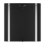 Bradley 4B2-110000-BB Elvari Brushed Black Surface Mounted Napkin Disposal - 4B2-110000-BB