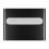 Bradley 5B1-113600-BB Elvari Brushed Black Surface Mounted Seat Cover Dispenser - Large Capacity - 5B1-113600-BB